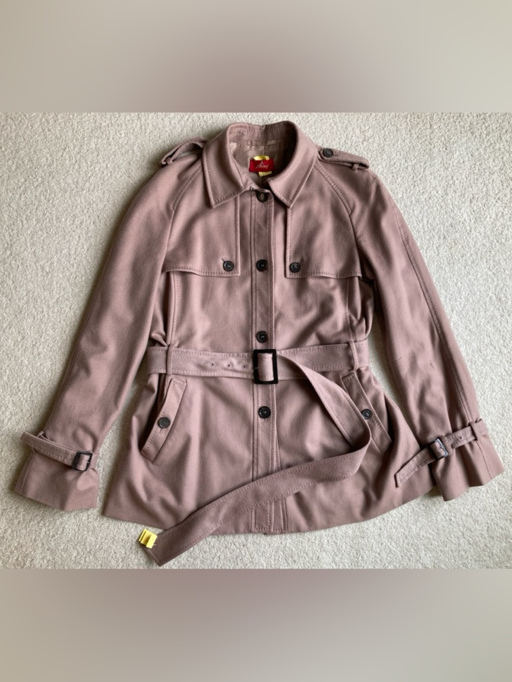 Brioni cashmere belted jacket